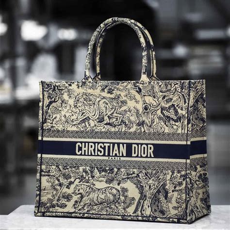 christian dior book tote second hand|dior book tote sizes.